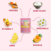 Almohadillas de ácido kójico y cúrcuma pack x 40 unid + ENVIO GRATIS