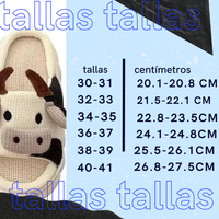 MUUU PANTUFLAS TENDENCIA VAQUITA🐮