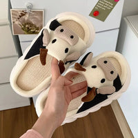 MUUU PANTUFLAS TENDENCIA VAQUITA NIÑOS Y NIÑAS 🐮
