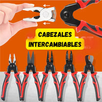 Alicate 5 EN 1 con puntas intercambiables🔄🛠️