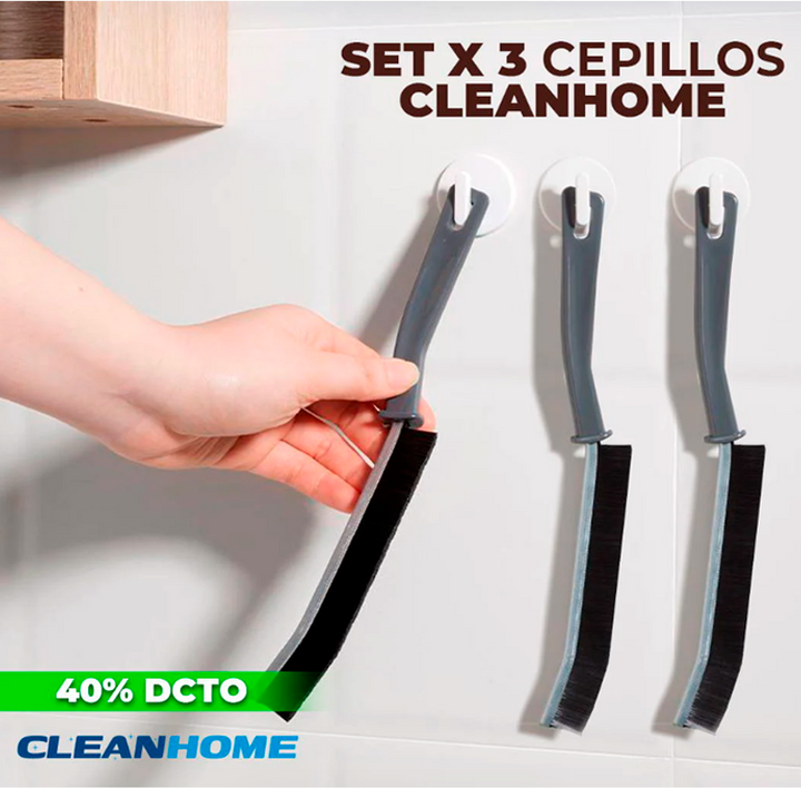 CEPILLO  CLEAN HOME | PAGA 2 LLEVA 3 🫧