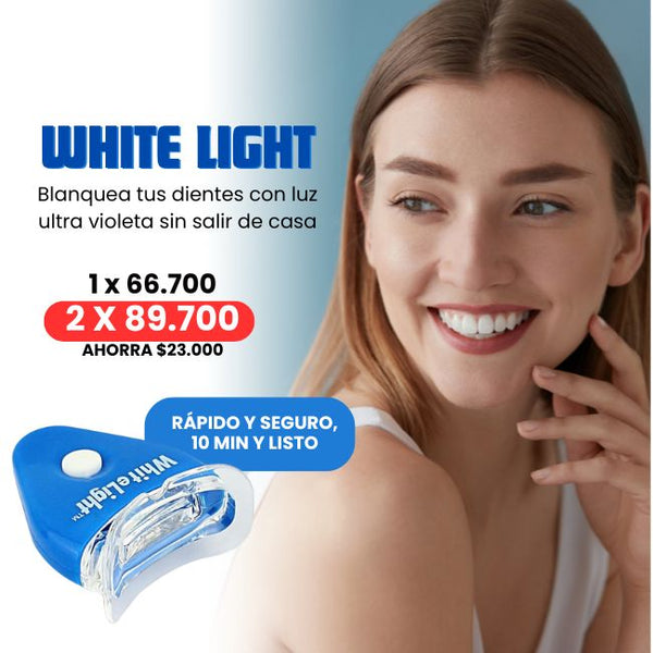 WHITE LIGHT- SONRISA RELUCIENTE EN MINUTOS😁!